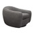 Pascal Swivel Chair In Charcoal Boucle Textured Fabric W/ Contoured Arms & Back By Diamond Sofa PASCALCHCC
