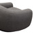 Pascal Swivel Chair In Charcoal Boucle Textured Fabric W/ Contoured Arms & Back By Diamond Sofa PASCALCHCC