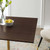 Lippa 36" Square Wood Dining Table EEI-5222-GLD-CHE