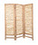 1" X 60" X 69" Brown, 3 Panel, Wood, Foldable - Screen (274730)