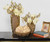 Caramel Gold Vases And Bowl Set Of 3 (12019328)