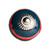 1.5" X 1.5" X 1.5" Ceramic/Metal Navy & Red 12 Pack Knob (358127)