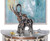 Mirrored Chrome Large Elephant Sculpture (12016312)
