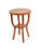 24" X 18" X 18" Bright Orange Country Cottage Style Wooden Stool (274418)