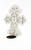 15.5" X 5" X 11" White, Wooden Cross - Candle Holder Sconce (274562)
