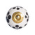 1.5" X 1.5" X 1.5" White, Black And Yellow - Knobs 12-Pack (321662)