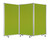106" X 1" X 71" Green, Metal And Fabric - Screen (348667)
