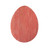 12" Farmhouse Red Wooden Large Egg (384891)