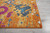 8' X 10' Sun Gold And Navy Distressed Area Rug (385306)