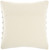 Light Gray And Ivory Textured Stripes Throw Pillow (386184)