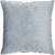 Powder Blue Pleated Velvet Throw Pillow (386618)