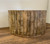 Updated Rustic Round Stump Coffee Table (387693)