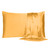 Apricot Dreamy Set Of 2 Silky Satin King Pillowcases (387833)