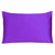 Bright Purple Dreamy Set Of 2 Silky Satin Standard Pillowcases (387878)