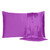 Purple Dreamy Set Of 2 Silky Satin Standard Pillowcases (387883)