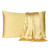 Gold Dreamy Set Of 2 Silky Satin Queen Pillowcases (387894)