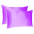 Violet Dreamy Set Of 2 Silky Satin Queen Pillowcases (387895)