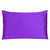 Bright Purple Dreamy Set Of 2 Silky Satin Queen Pillowcases (387907)