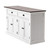 Modern Farmhouse Brown And White Buffet Server (388226)