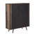 Modern Rustic Double Decker Accent Cabinet (388236)