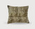 Taupe Natural Sheepskin Square Pillow (388606)