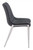 Magnus Dining Chair (Set Of 2) Black & Silver (389846)