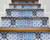 4" X 4" Mediterranean Blues Mosaic Peel And Stick Tiles (391348)