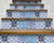 7" X 7" Mediterranean Blues Mosaic Peel And Stick Tiles (391351)