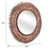 Bronze Leaf Round Mirror (391673)