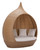 Teardrop Shaped Beige And Natural Daybed (392018)