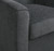 Cassie Swivel Arm Chair - Charcoal (CSS-BY7)
