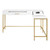 Modern Life Desk In White - White (MDRLD-WH)