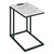 Norwich C-Table - Black / White Marble (NRWWM-BLK)