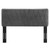 Leila Performance Velvet Full/Queen Headboard MOD-6344-CHA