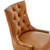 Regent Tufted Vegan Leather Office Chair EEI-4573-BLK-TAN