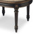Vintage Black And Brown Vanity Seat (389155)
