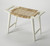 White And Natural Cane Woven Stool (389205)