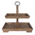 Two Tiered Wooden Serving Stand (389322)