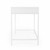 Modern Glossy White Desk (389450)
