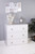 Lark White 3 Drawer Chest (389816)