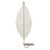 Contemporary Leaf Shaped Matte Gold Wall Sconce (389873)