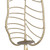 Tropical Gold Metal Leaf Wall Sconce (389875)