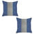 Set Of 2 Blue And White Center Pillow Covers (392749)