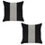 Set Of 2 Black And White Center Pillow Covers (392753)