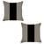 Set Of 2 Tan Houndstooth Pillow Covers (392759)