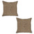 Set Of 2 Brown Textured Pillow Covers (392772)