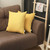 Set Of 2 Yellow Textured Pillow Covers (392773)