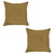 Set Of 2 Yellow Textured Pillow Covers (392773)