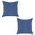 Set Of 2 Blue Textured Pillow Covers (392774)