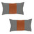 Set Of 2 Brown Houndstooth Lumbar Pillow Covers (392784)